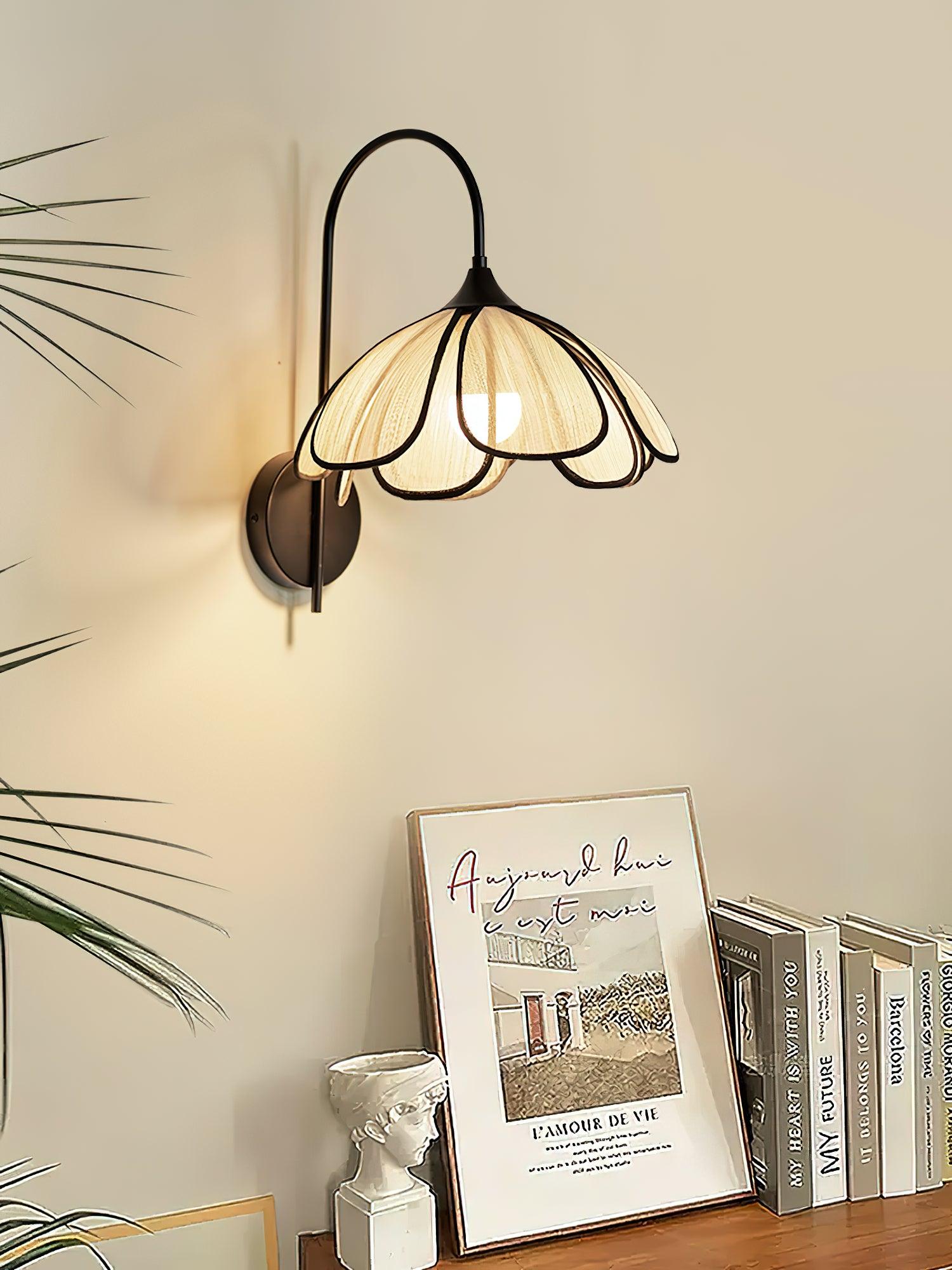 Ivsiliel Natural Burnt Petal Wall Lamp - Letslighting