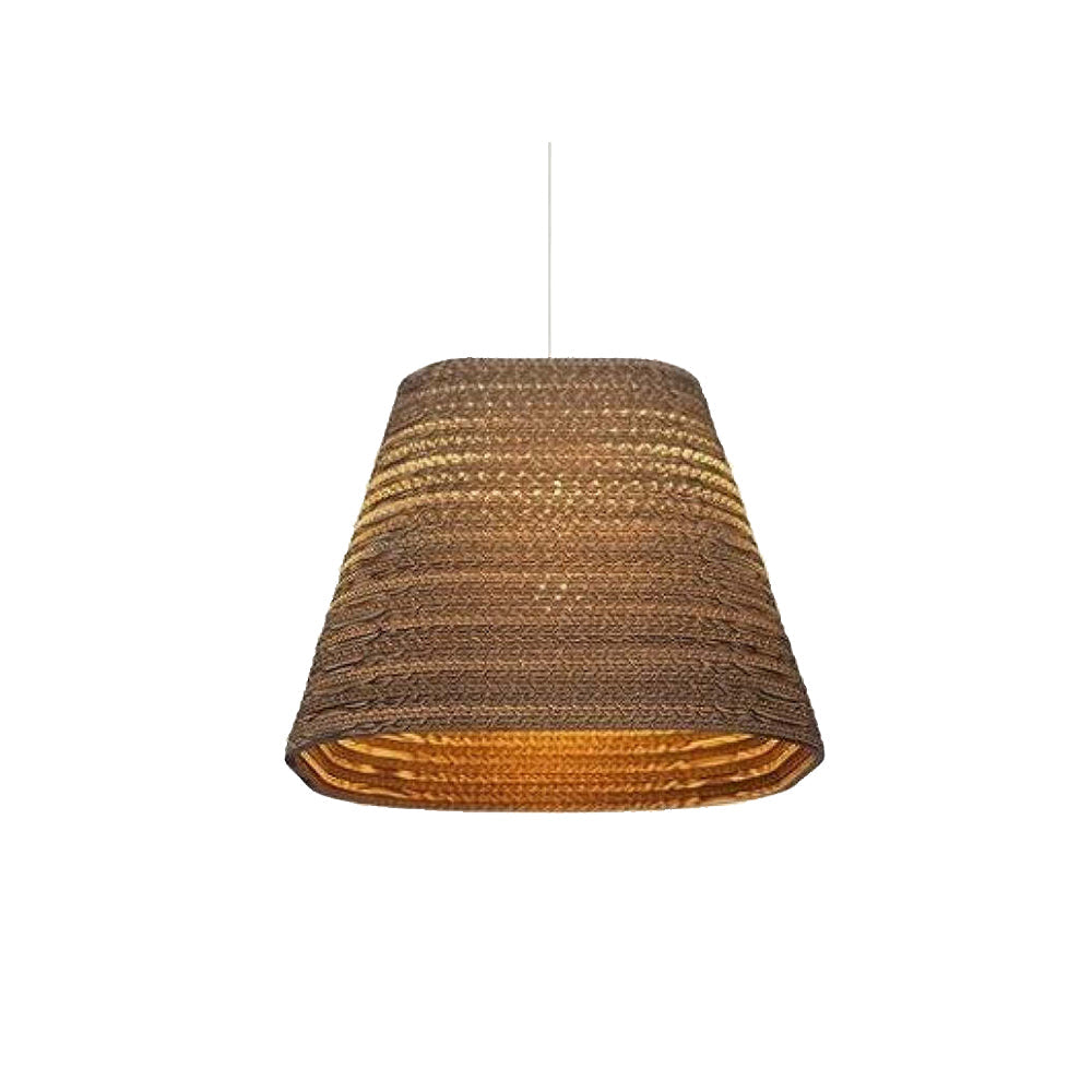 Muto Pastoral Silkworm Rustic Paper Pendant Light