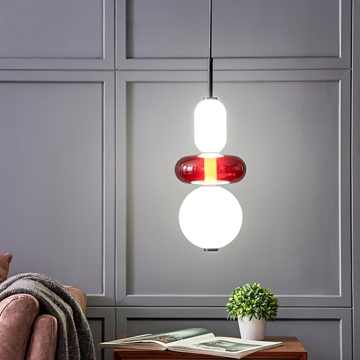 Zodore Premium Art Stained Glass Pendant Lamp - Letslighting