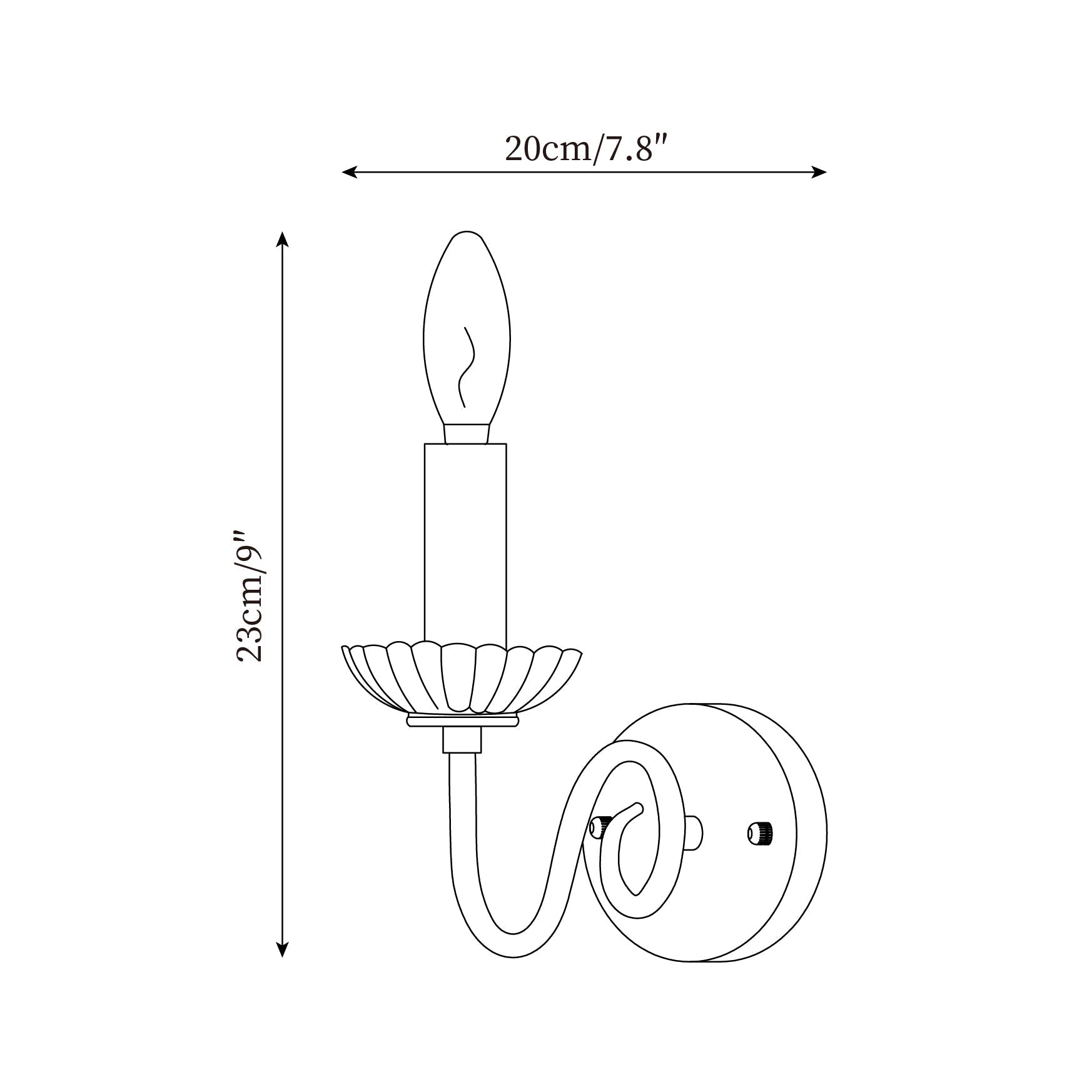 Applique Murale Château Chandelle - Neutralighting
