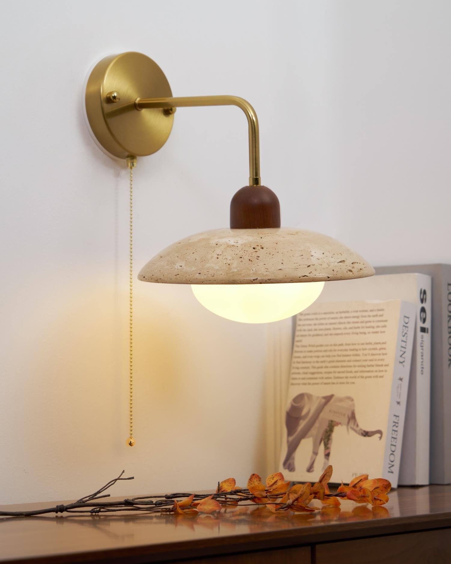 Cavone Travertine Wall Sconce - Neutralighting