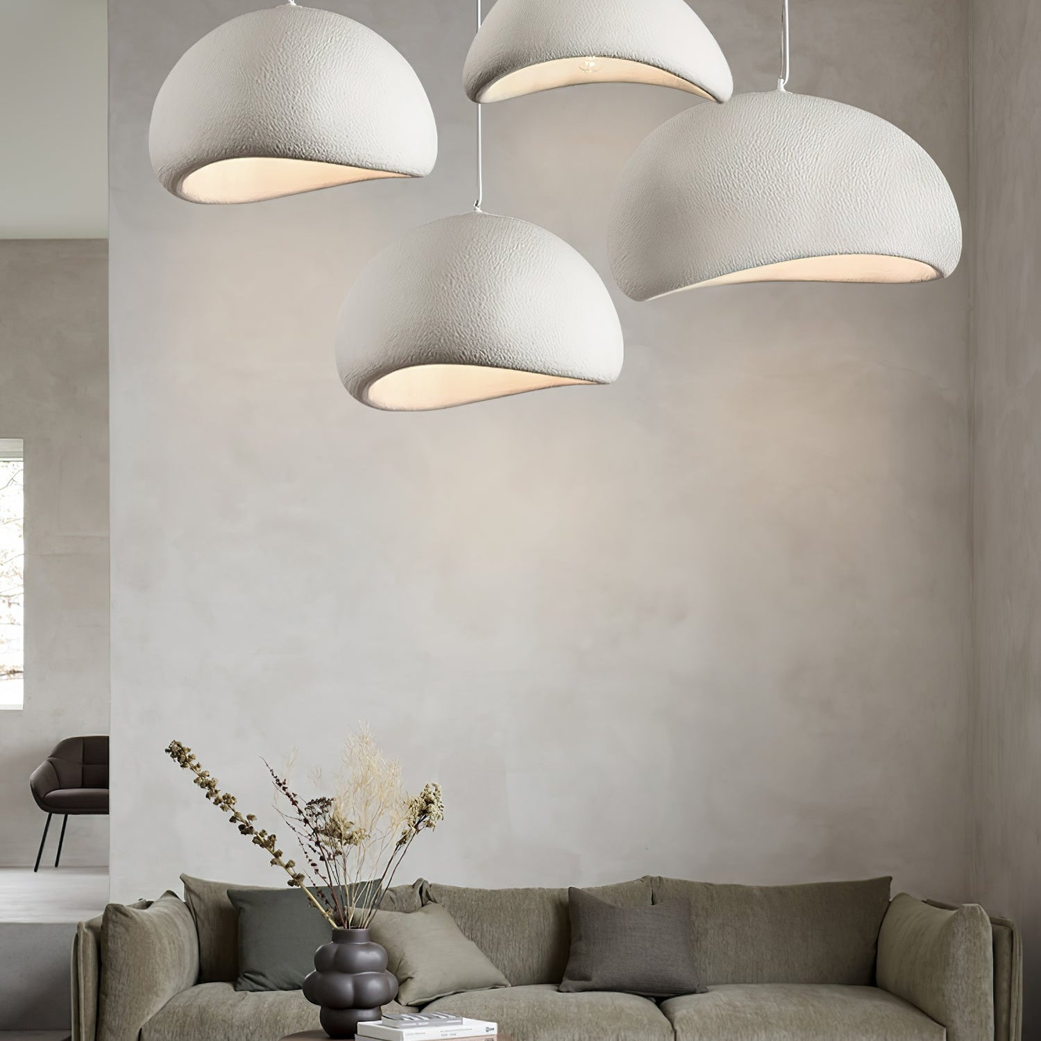 Lustra Pendant Light Cloud Swag Wabi-Sabi - Letslighting