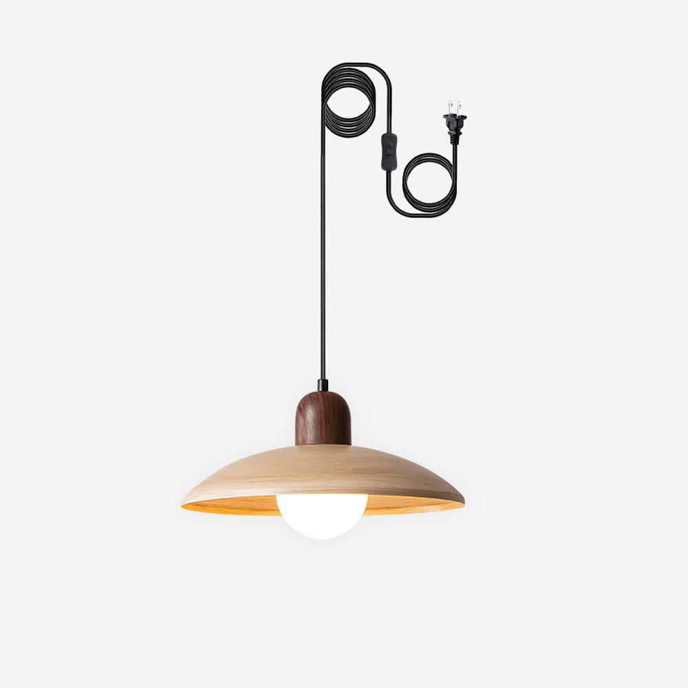 Woodora Plug-In Pendant Light - Letslighting