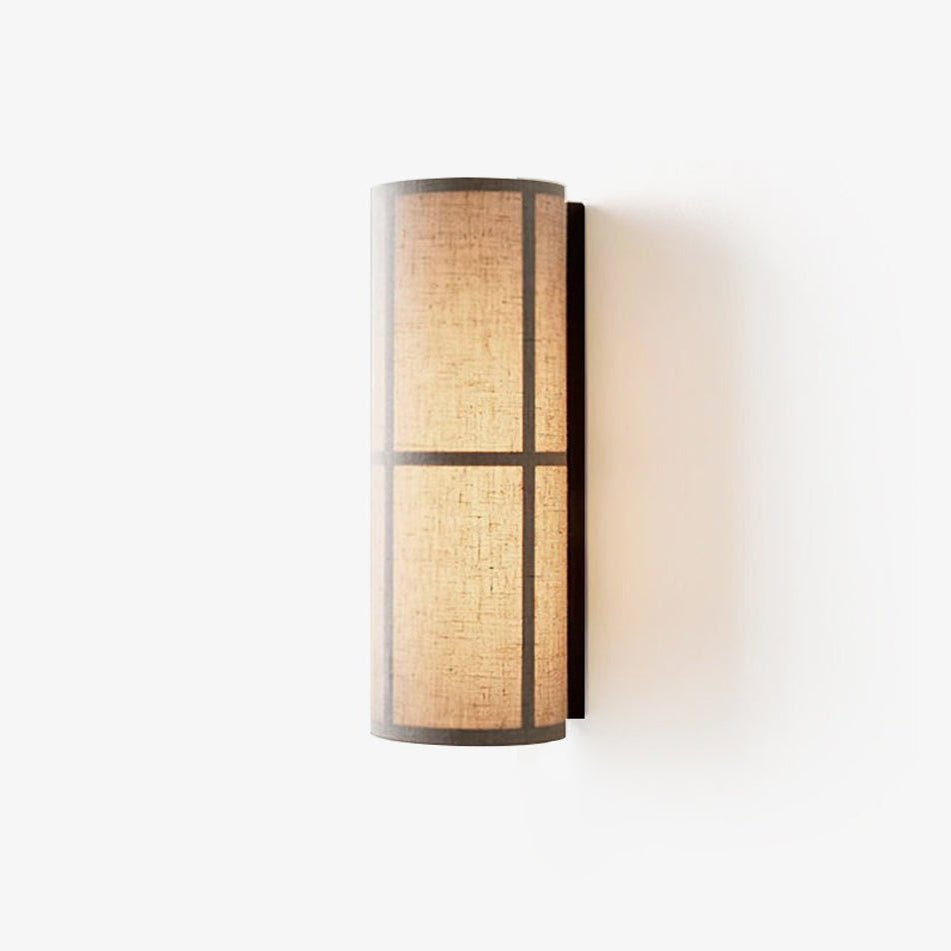 Lustra Wall Lamp Cylinder Fabric Soft Glow - Neutralighting