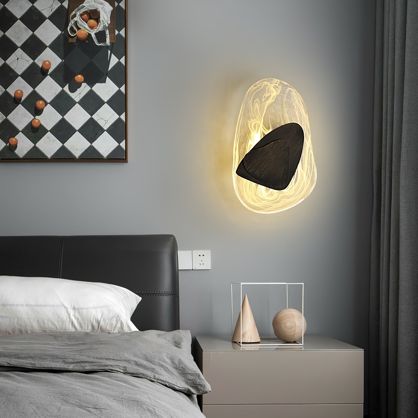 Blind Applique Murale en Verre Art Nordic Premium - Neutralighting