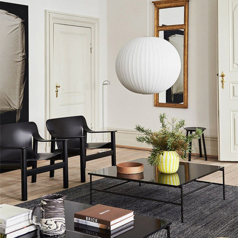 Ritta Vintage Artificial White Silk Shade Single Pendant Light