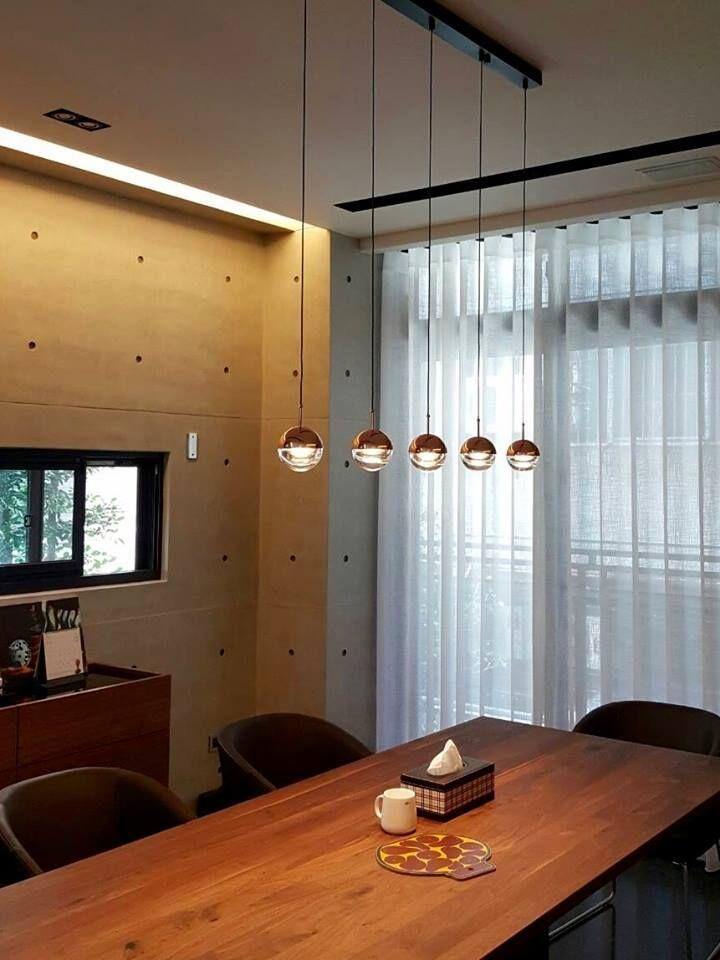Solara Pendant Lamp Steel Glass Multi Drop Minimalist Staircase - Letslighting