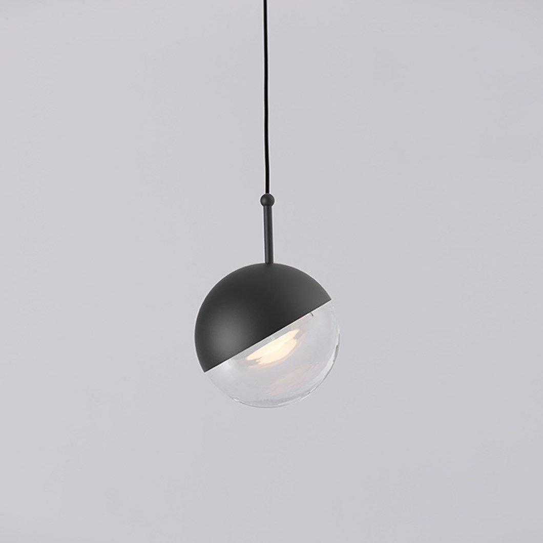 Solara Pendant Lamp Steel Glass Multi Drop Minimalist Staircase - Letslighting