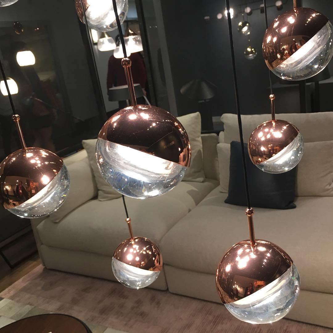 Solara Pendant Lamp Steel Glass Multi Drop Minimalist Staircase - Letslighting