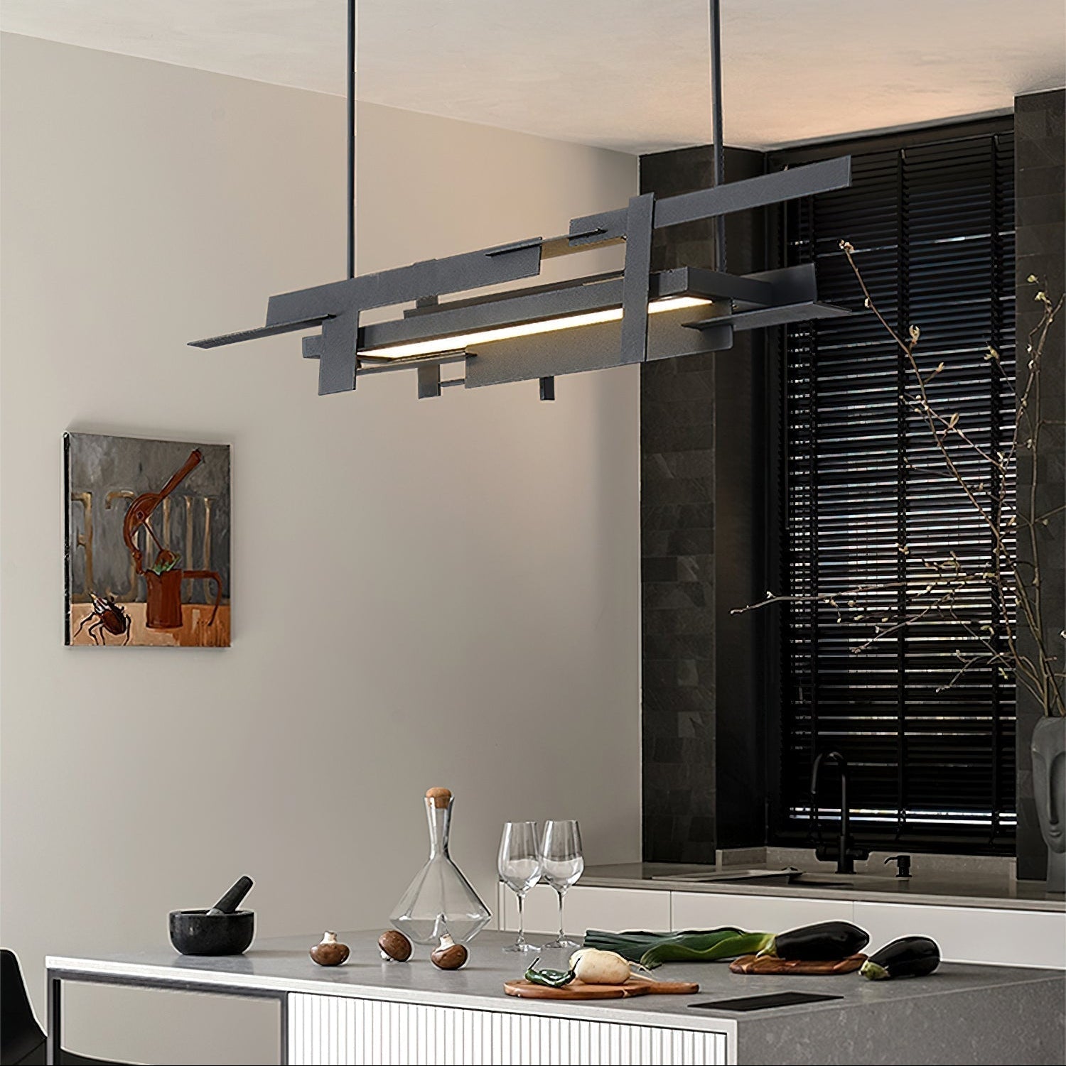 Orlenace Geometric Pendant Light - Letslighting