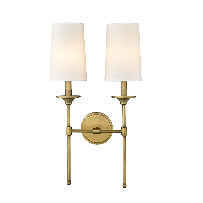 Esileth Applique Murale Laiton Tissu Vintage - Neutralighting