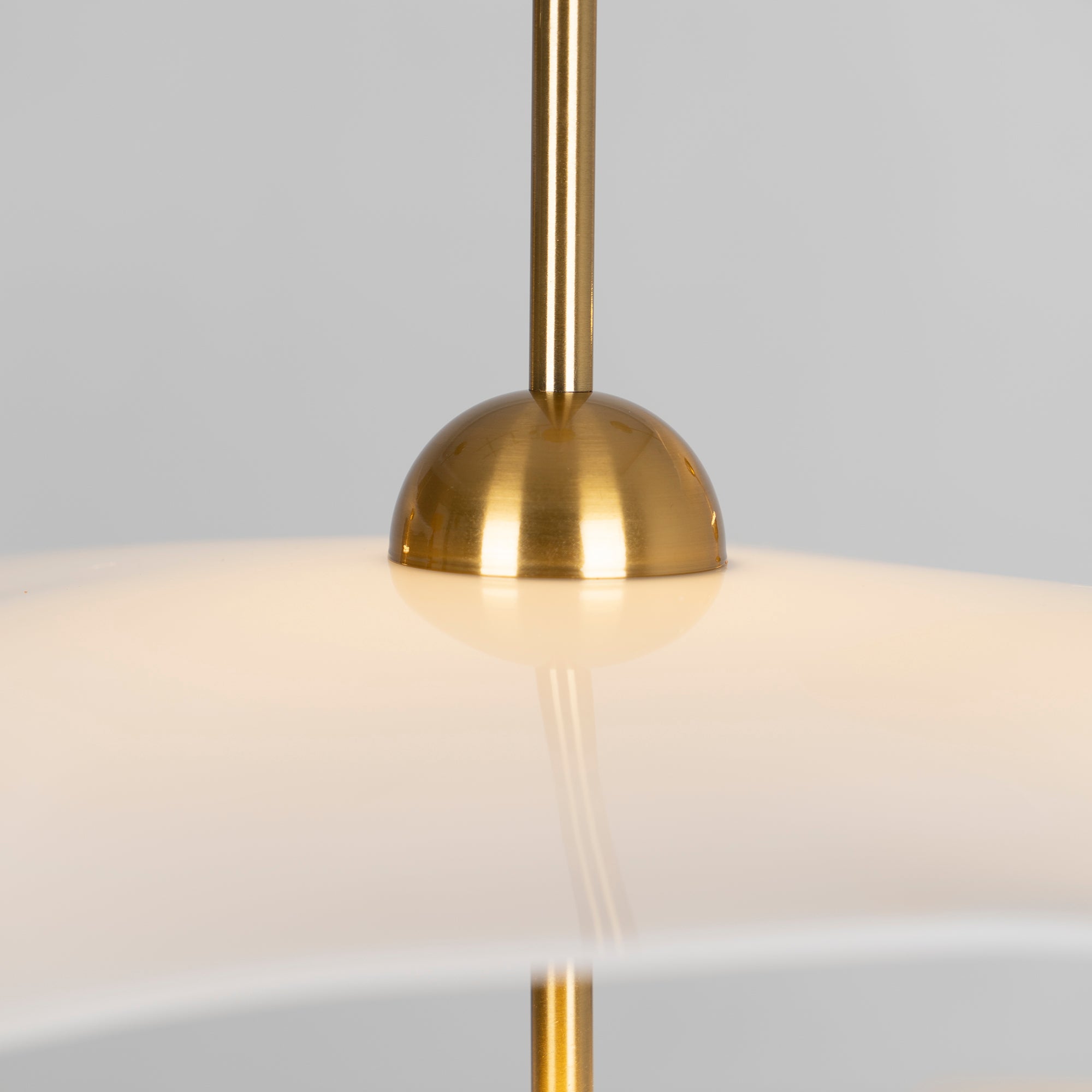 Lustra Pendant Light Double Biscuit for Living Room - Letslighting