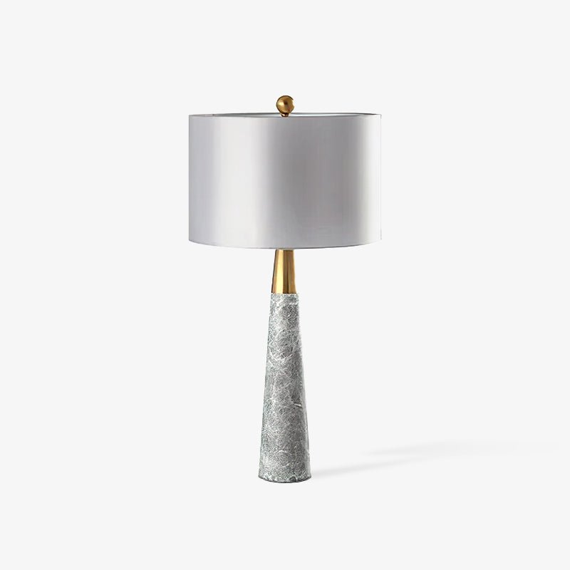 Zinara Marble Fabric Table Lamp - Letslighting