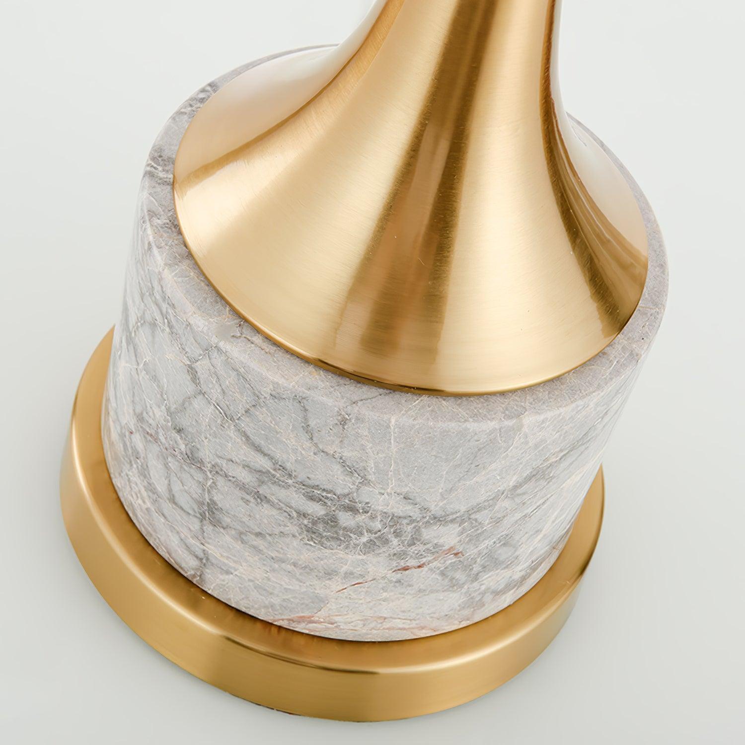 Zinara Marble Fabric Table Lamp - Letslighting