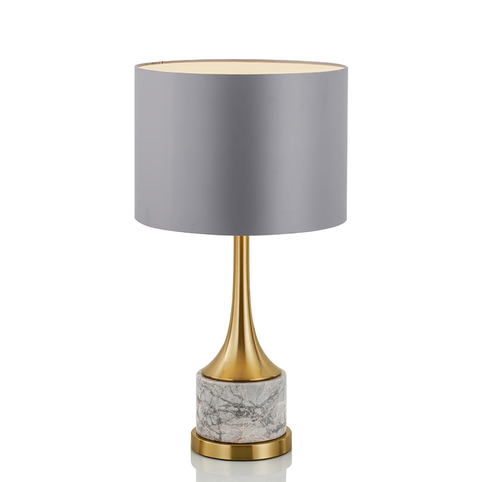 Zinara Marble Fabric Table Lamp - Letslighting