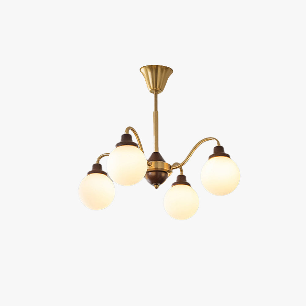 Valentina French LED Chandelier Chrome Gold Living Room/Bedroom