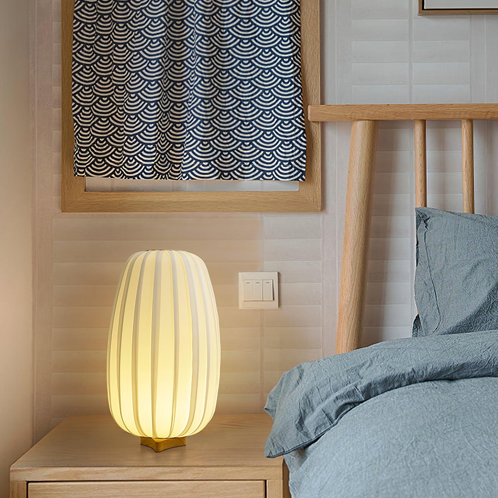 Solisuce Fabric Minimalist Table Lamp - Letslighting