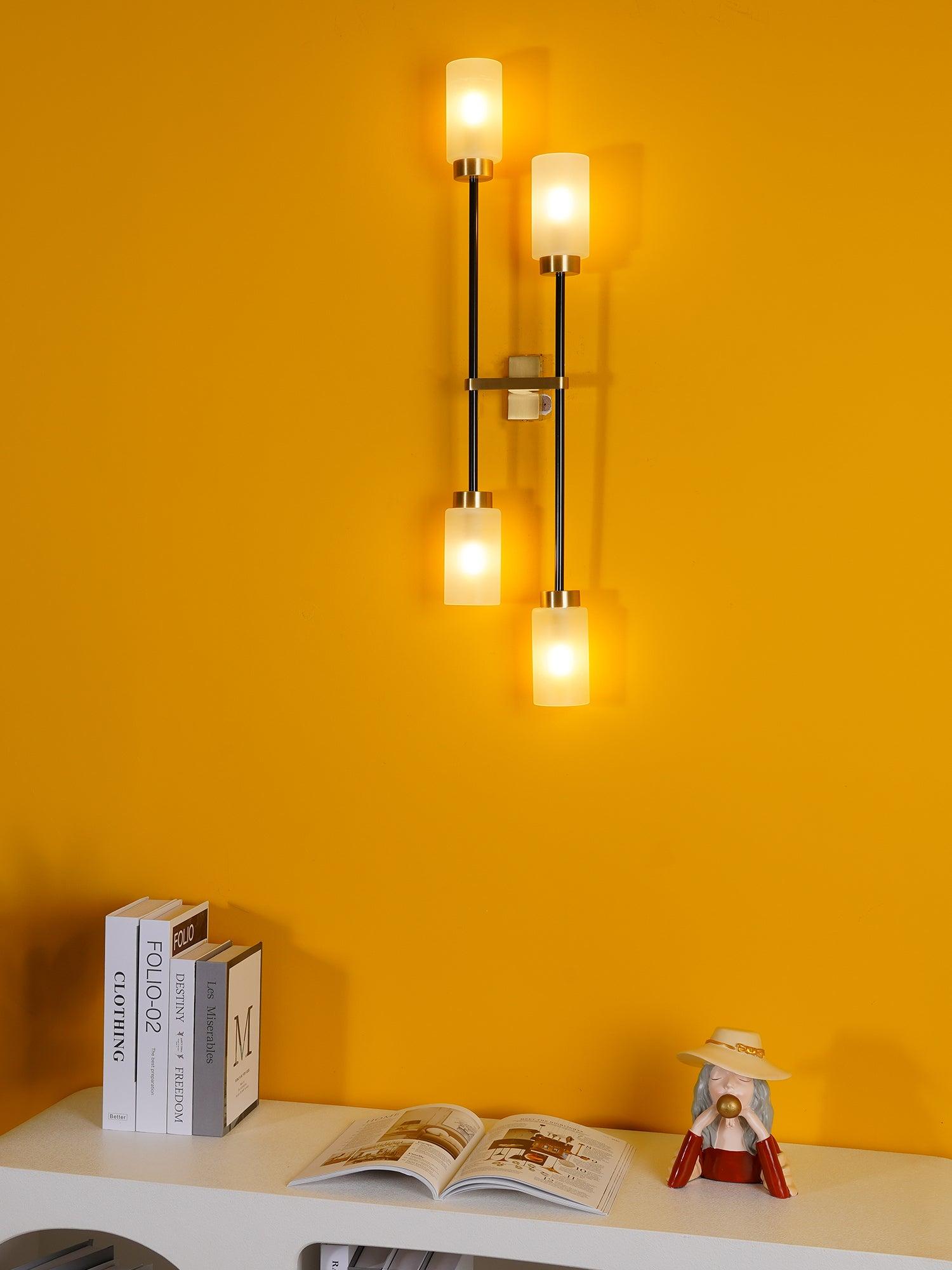 Lustra Wall Lamp Cylinder Glass Linear - Letslighting