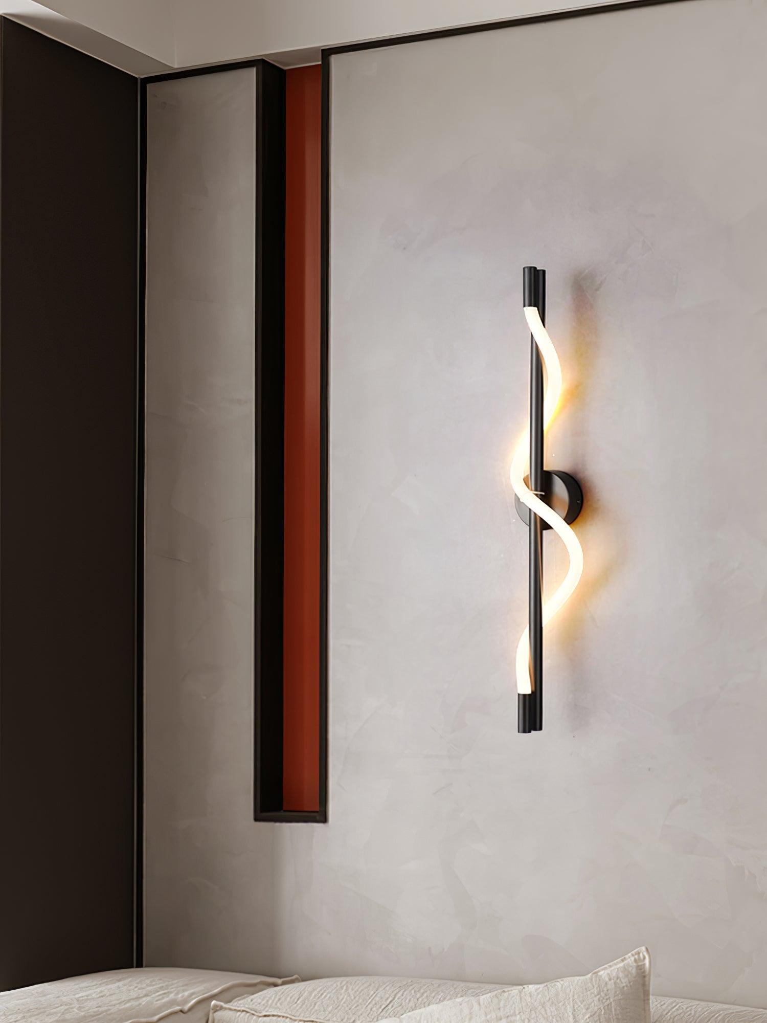 Fidora Applique murale sculpturale en laiton et silicone - Neutralighting