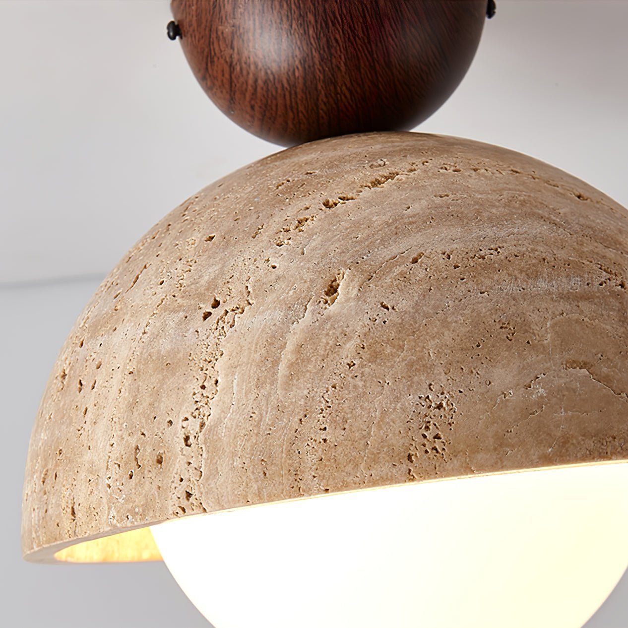 Solana Travertine Ceiling Light - Letslighting