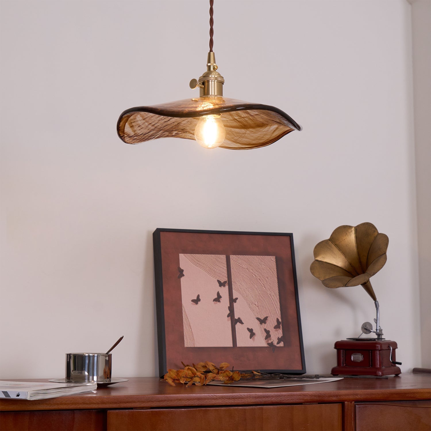 Nyros Glass Light Luxury Pendant Light - Letslighting