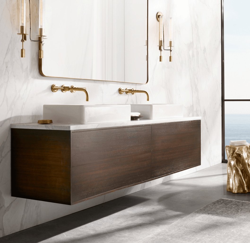 Ceshaisra French Classicism Plug-in Brass Glass Wall Lamp - Letslighting