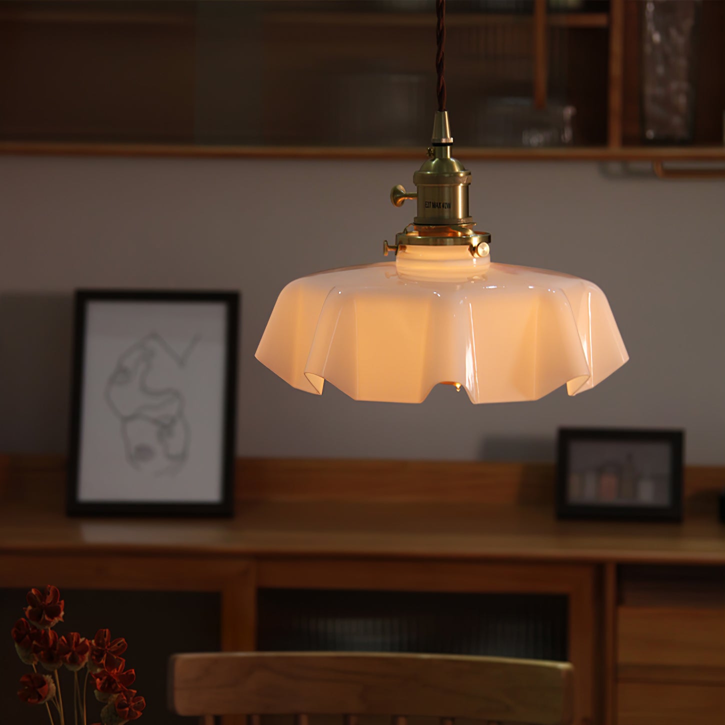 Lustra Pendant Light French Flower for Dining Room - Letslighting