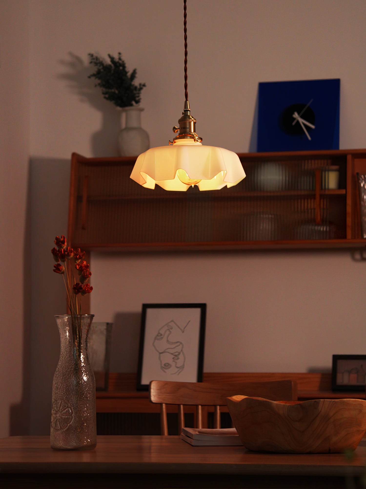 Lustra Pendant Light French Flower for Dining Room - Letslighting