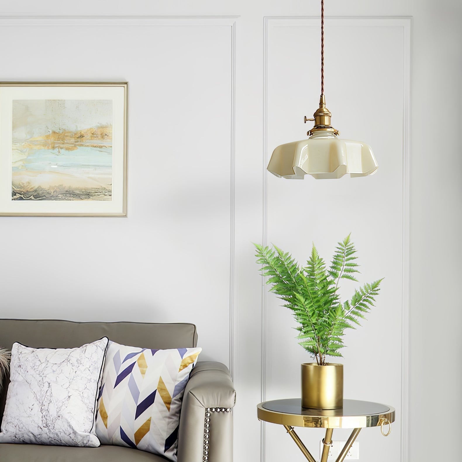 Lustra Pendant Light French Flower for Dining Room - Letslighting