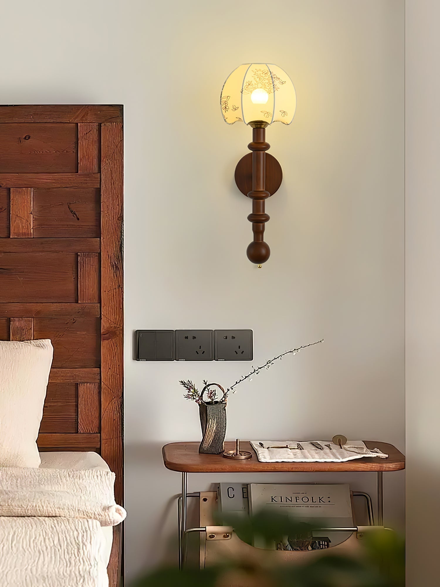 Hilda Roma Elegance Wood Sconce Wall lamp - Letslighting