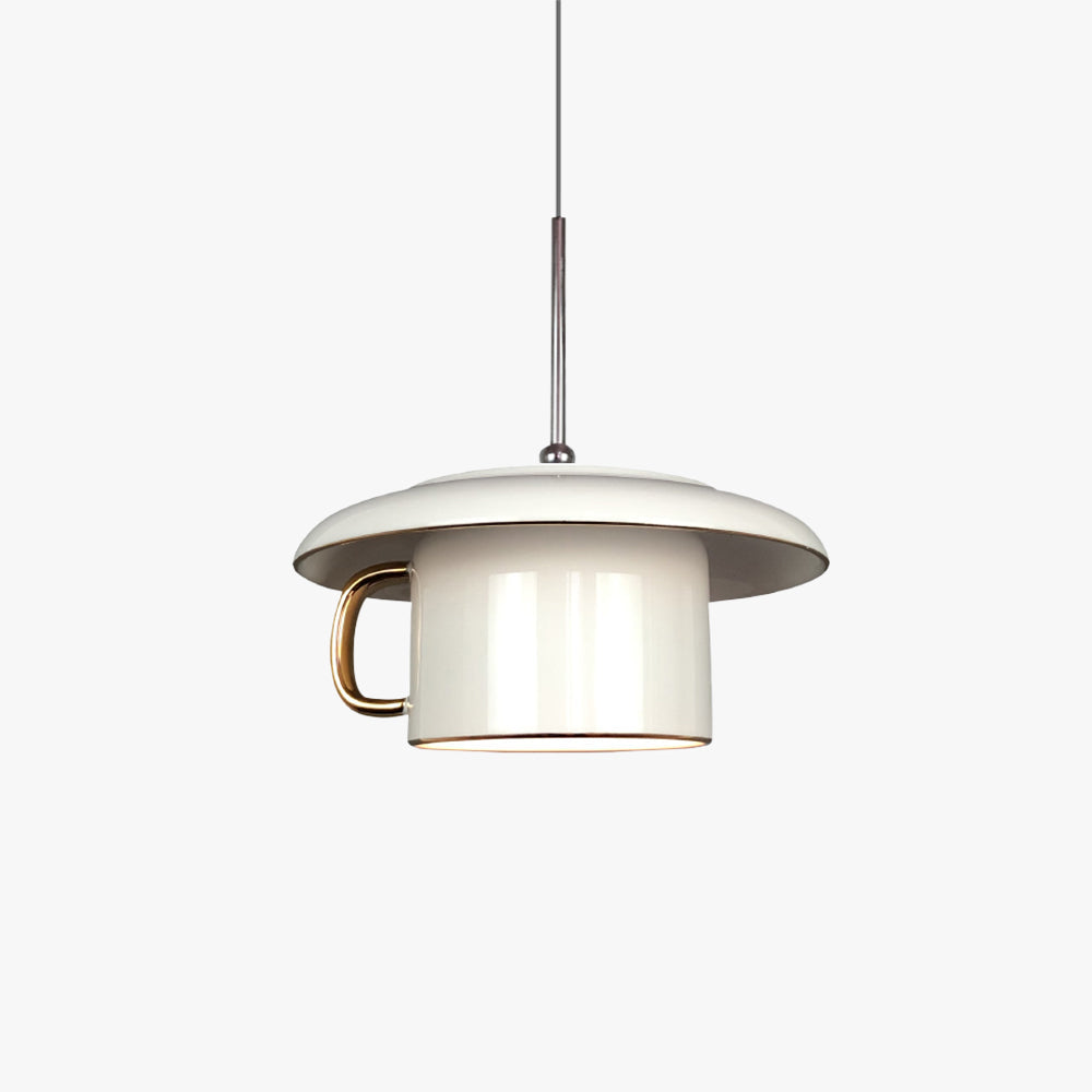 Valentina Urban Cup Ceramic LED Pendant Light Living Room