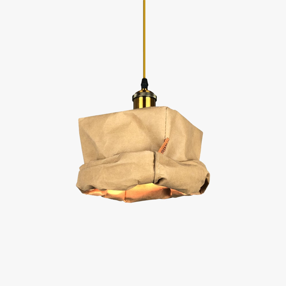 Valentina Vintage Cup Metal Paper Pendant Light Living Room Bedroom