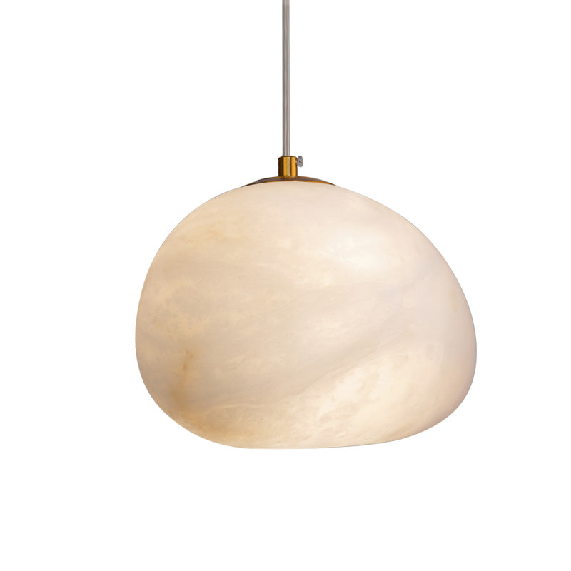 Goose Pendant Lamp Alabaster Brass Sophistication - Neutralighting