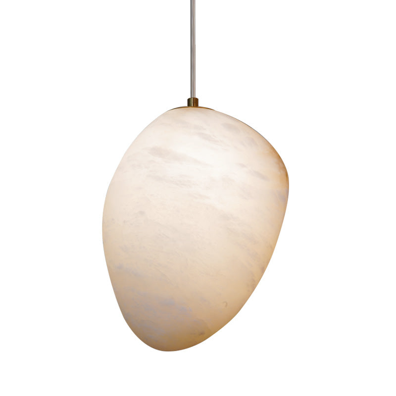 Goose Pendant Lamp Alabaster Brass Sophistication - Neutralighting