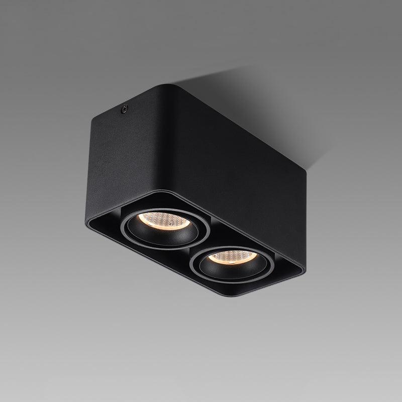 Solara Spotlight Surface Mount Twin LED Angular Minimalist - Letslighting