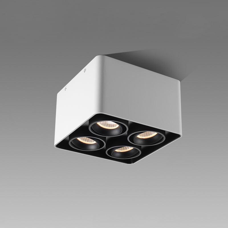 Solara Spotlight Surface Mount Twin LED Angular Minimalist - Letslighting
