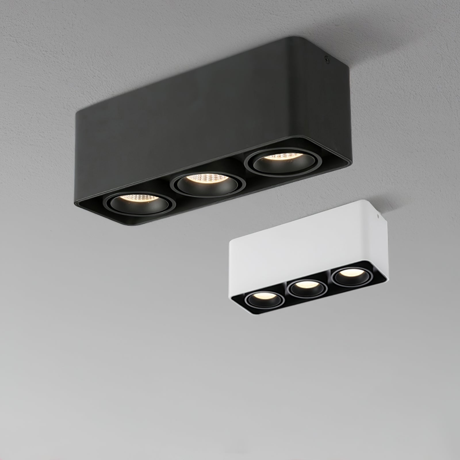 Solara Spotlight Surface Mount Twin LED Angular Minimalist - Letslighting