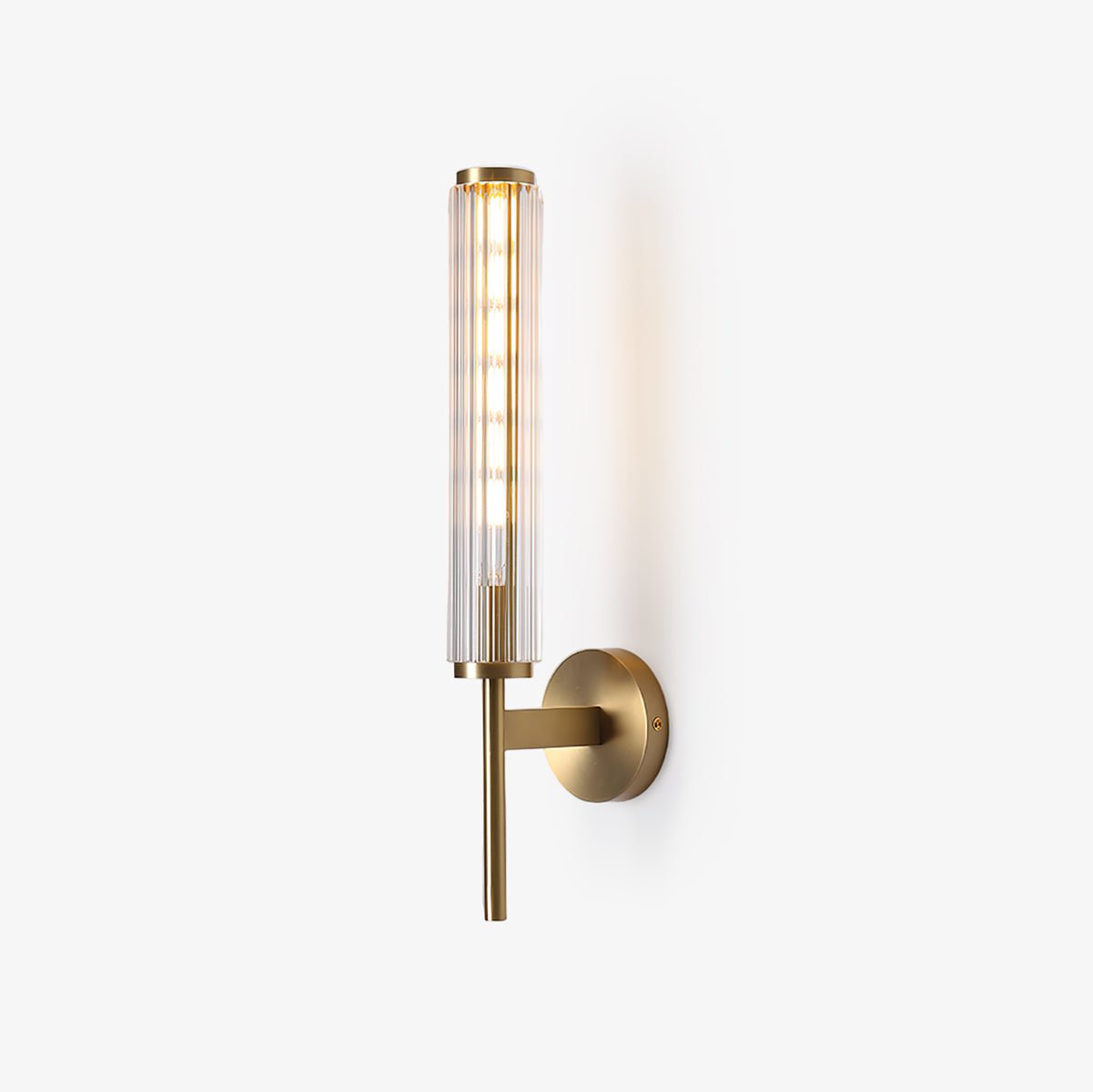 Cemaros Applique Murale Linéaire en Laiton et Verre Premium - Neutralighting