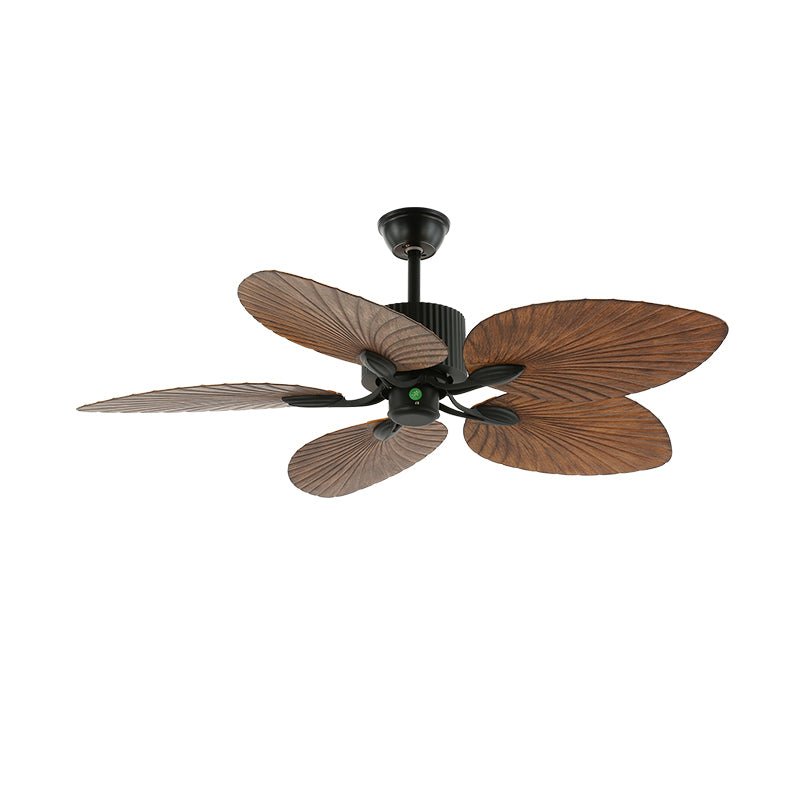 Alora Tropical Wood Ceiling Fan Light - Letslighting