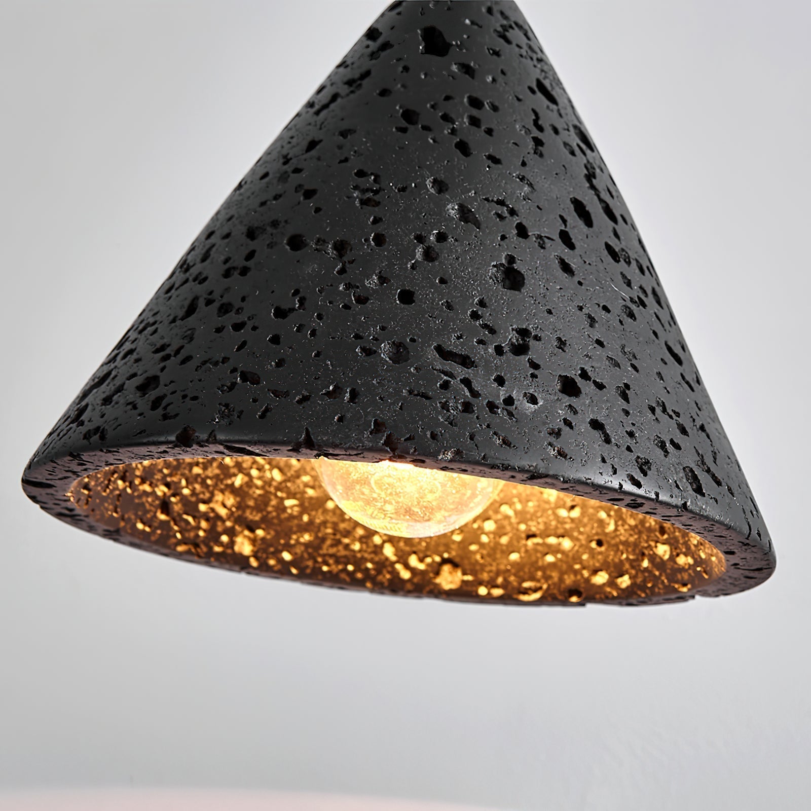Vaelior Dome Shade Travertine Pendant Light - Neutralighting