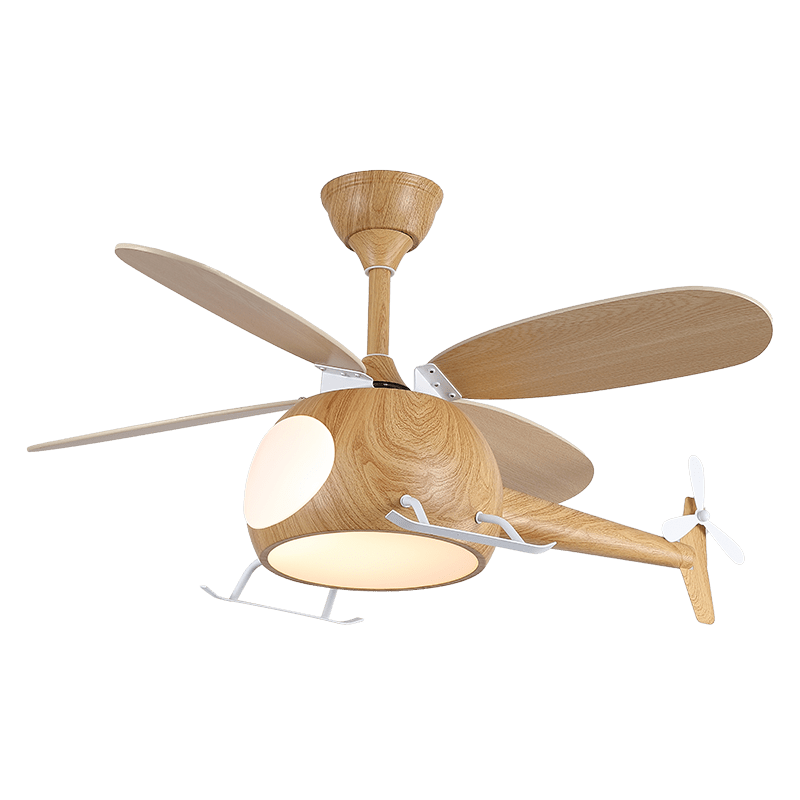 Aviara Modern Wood Ceiling Fan Light - Letslighting