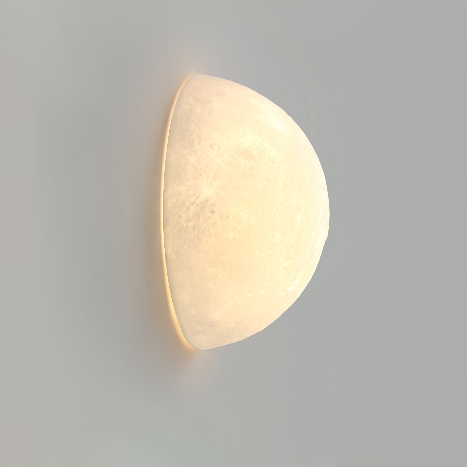 Olsolan Applique Murale 3D en Plastique Art Nordique Lune - Neutralighting