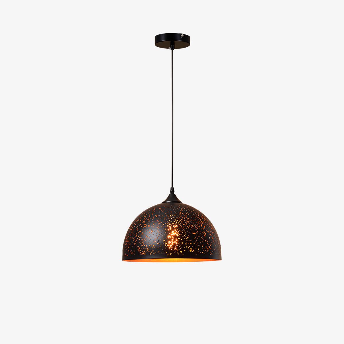 Solara Pendant Lamp Hollow Industrial Vintage - Letslighting