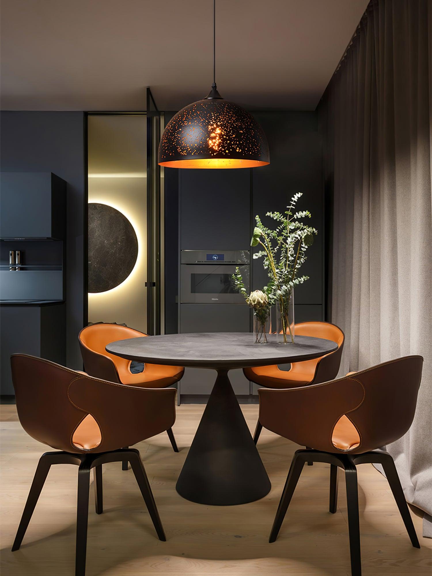 Solara Pendant Lamp Hollow Industrial Vintage - Letslighting