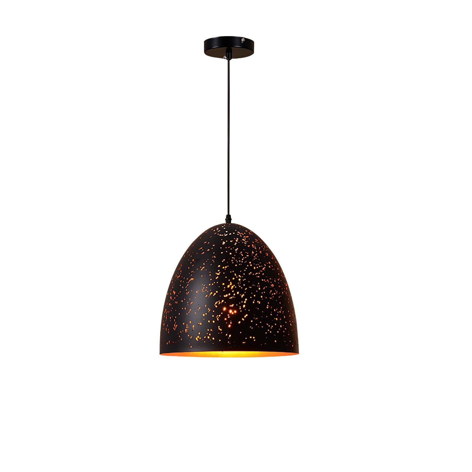 Solara Pendant Lamp Hollow Industrial Vintage - Letslighting