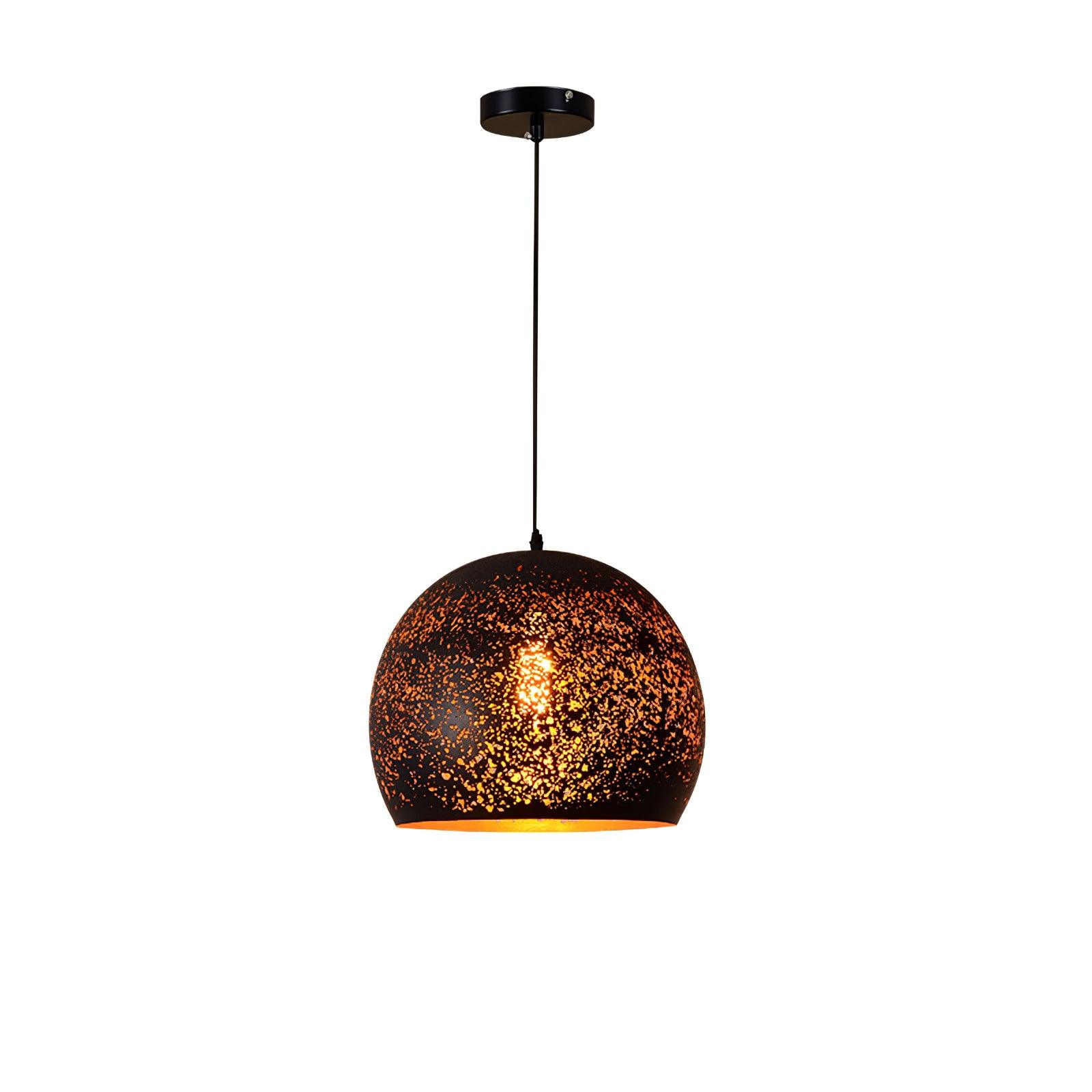 Solara Pendant Lamp Hollow Industrial Vintage - Letslighting