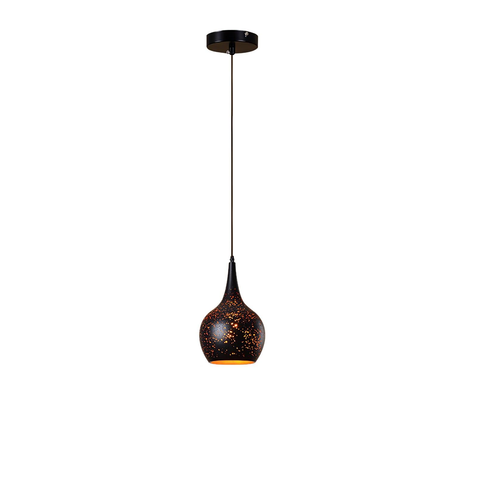 Solara Pendant Lamp Hollow Industrial Vintage - Letslighting