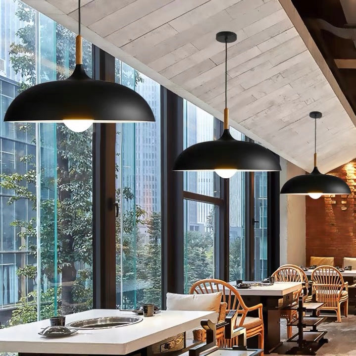 Aria Modern Pendant Light Dome Macaron Dining Room