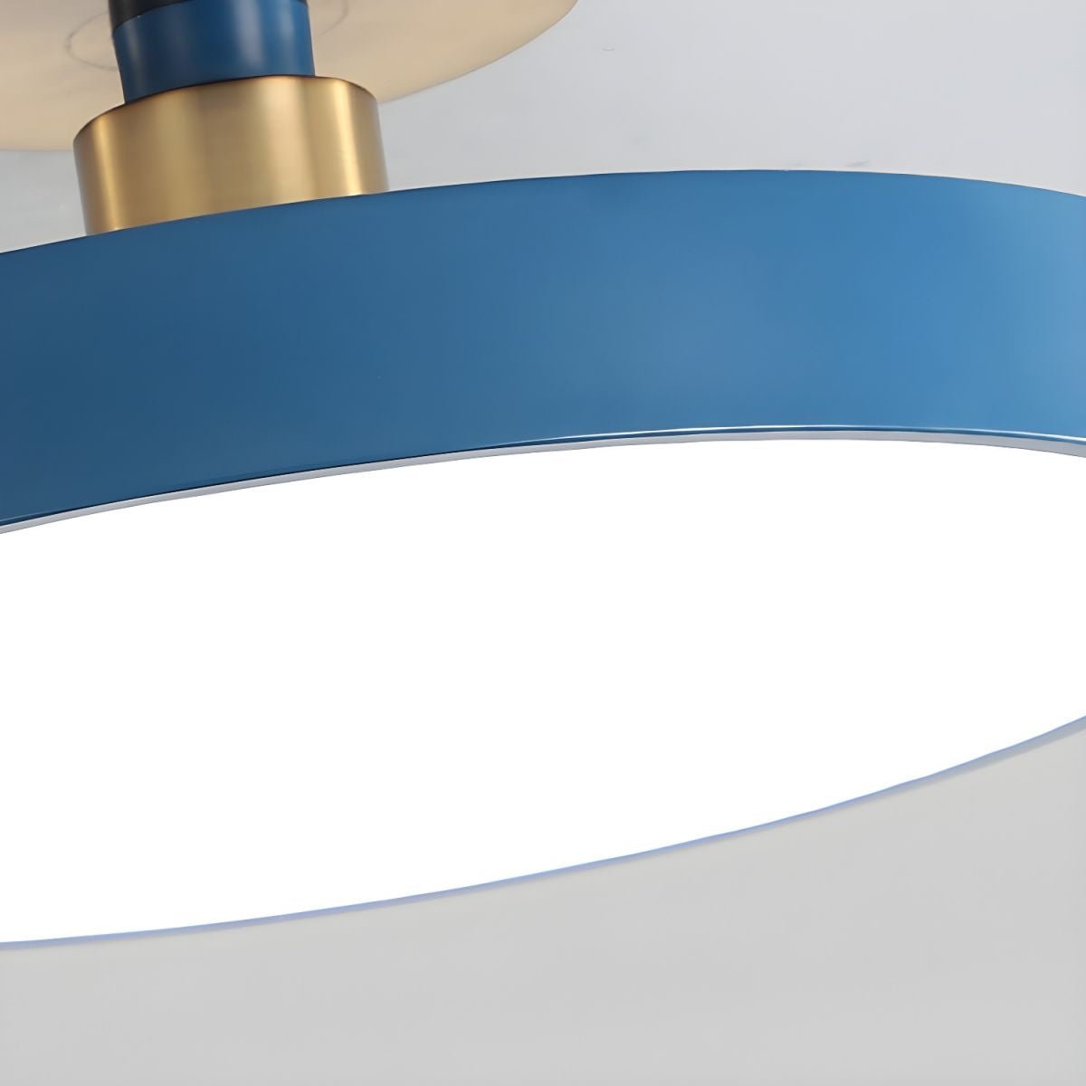 Solara Ceiling Lamp Flush Mount Black and Gold Modern - Letslighting