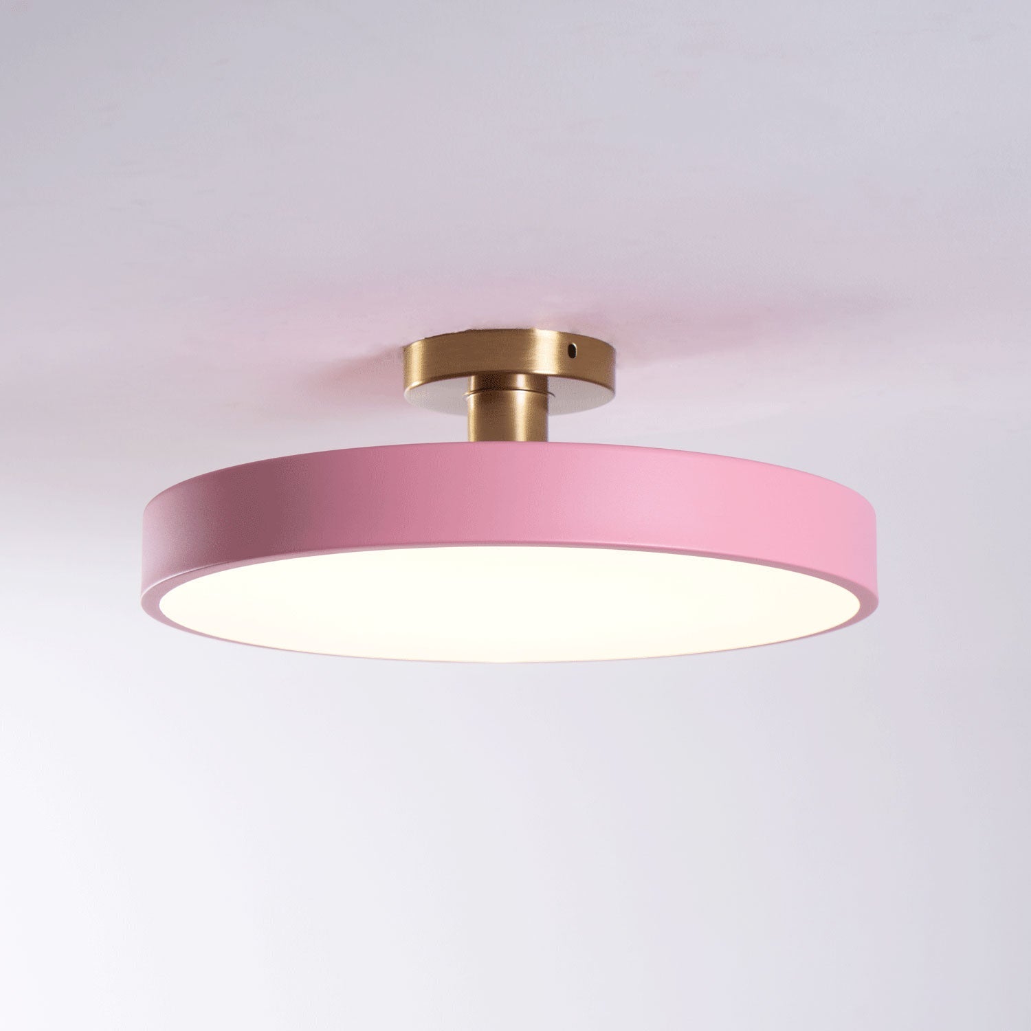 Solara Ceiling Lamp Flush Mount Black and Gold Modern - Letslighting